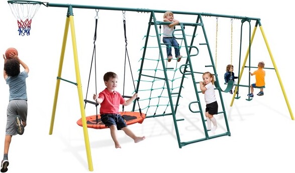 DexmalleIndoor/OutdoorMetalSwingSet