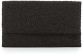 Thumbnail for your product : Moyna Allover Matte Beaded Flap-Top Clutch, Black