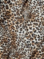 Thumbnail for your product : Ever New Edie Leopard Print Pleated Scarf