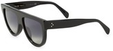 Thumbnail for your product : Celine 58MM Flat-Top Round Shield Sunglasses