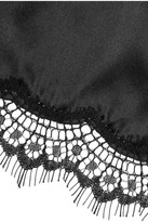 Thumbnail for your product : Mimi Holliday Bisou Bisou Flambé stretch-silk satin playsuit