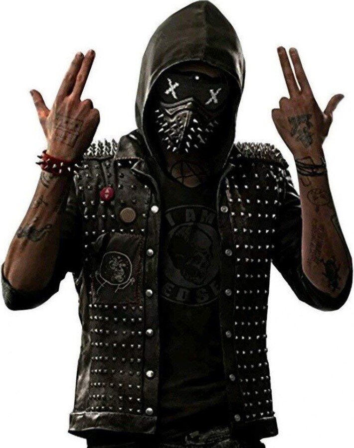 Classic Outfitters Watch Dogs 2 Dedsec Wrench Faux Leather Shawn