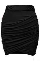 Thumbnail for your product : Zeagoo Women Slim Bodycon Party Club Wrap Mini Draped Skirts