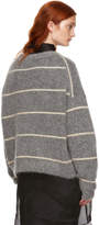 Thumbnail for your product : Acne Studios Grey Striped Rhira Sweater