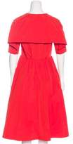 Thumbnail for your product : Lela Rose Pleated A-Line Dress