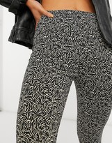 Thumbnail for your product : Noisy May exclusive high waisted leggings in mono print