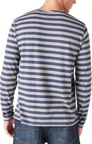 Thumbnail for your product : Lucky Brand Stripe Burnout Long Sleeve Henley