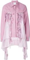 Thumbnail for your product : Marco De Vincenzo buttoned ruffle embellished jacket