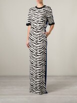 Thumbnail for your product : Ungaro Contrast Zebra Print Dress