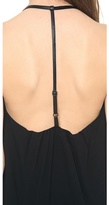 Thumbnail for your product : Alice + Olivia Guenda Tank with Leather