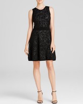 Thumbnail for your product : Milly Dress - Parisian Lace Jacquard Flare
