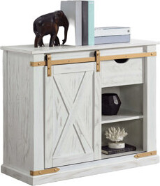 One Allium Way Rustic Style 1Pc Sofa Table Living Room Side Table W Drawers Barnyard Design