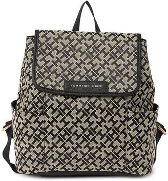 Tommy Hilfiger Layla II Flap Logo Print Backpack - ShopStyle