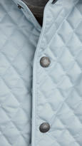 Thumbnail for your product : Burberry Check Detail Diamond Quilted Jacket