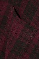 Thumbnail for your product : Etoile Isabel Marant Ipa plaid cotton-twill shirt