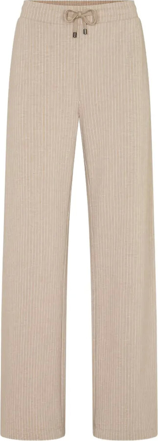 Juvia Drawstring Striped Trousers