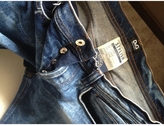 Thumbnail for your product : D&G 1024 D&G Blue Cotton Trousers