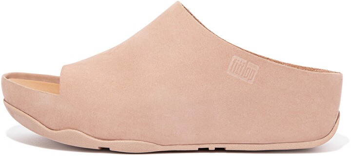 FitFlop Shuv Nubuck Slides - ShopStyle