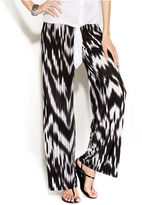 Thumbnail for your product : INC International Concepts Wide-Leg Printed Soft Pants