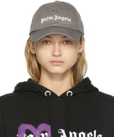Thumbnail for your product : Palm Angels Grey Classic Logo Cap