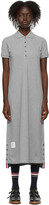 Thumbnail for your product : Thom Browne Grey RWB Stripe Polo Dress