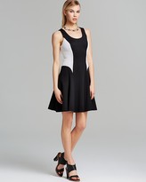 Thumbnail for your product : Ali Ro Dress - Sleeveless Scoop Neck Scuba Fit and Flare