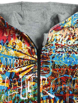 Junior Gaultier Reversible Cotton Piqué Sweatshirt