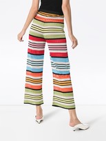Thumbnail for your product : Mary Katrantzou Rego Stripe Wide Leg Trousers