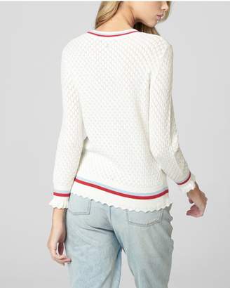 Juicy Couture POINTELLE KNIT SWEATER PULLOVER