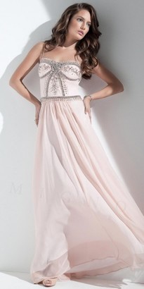 Mignon Jeweled bodice prom dress