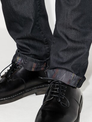 Jacob Cohen Black Mid-Rise Slim Leg Jeans