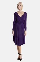 Thumbnail for your product : Olian Jersey Maternity Wrap Dress