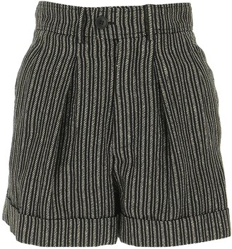 high waisted polyester shorts