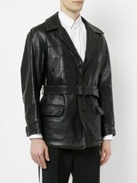 Thumbnail for your product : Fake Alpha Vintage 1930s Leather Car Coat