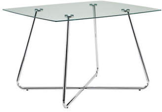 Monarch Chrome-Finish Dining Table