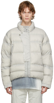 grey puffer jacket mens