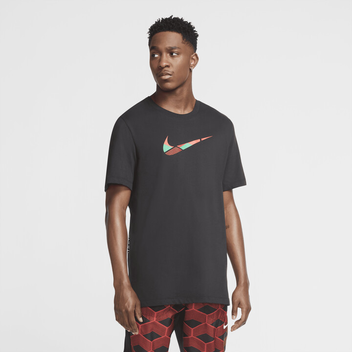 Nike Men's Team Kenya Dri-FIT Running T-Shirt in Black - ShopStyle