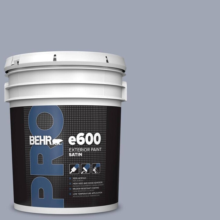 BEHR PRO 5 gal. #PPU15-11 Great Falls Satin Exterior Paint