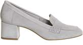 Thumbnail for your product : Office Mod Block Heel Loafers Grey Suede