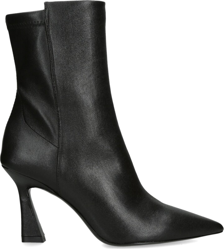 Stuart Weitzman Leather Vinnie Ankle Boots 85