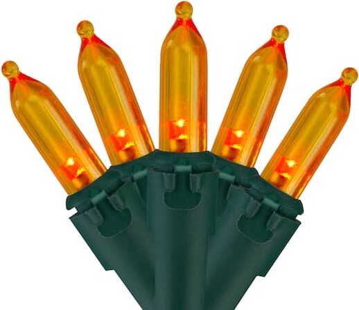 50ct. LED Mini Christmas String Lights with Green Wire By Northlight