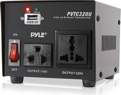 Pyle Step Up and Step Down Converter 500W 220V Electronic Transformer
