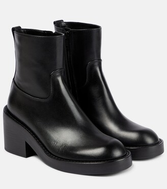 Ann Demeulemeester Noor leather ankle boots