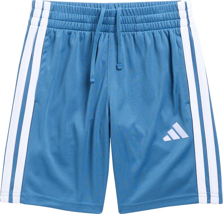 adidas Kids' 3-Stripes Mesh Shorts