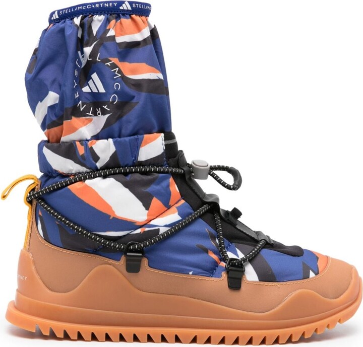 adidas by Stella McCartney COLD.RDY abstract-print boots - ShopStyle