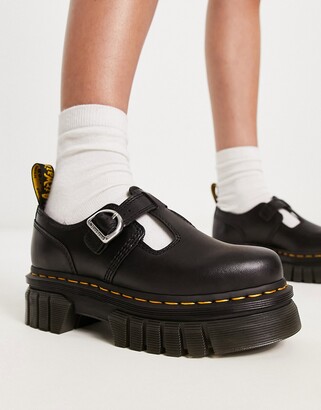 Dr. Martens Audrick t-bar shoes in black - ShopStyle Flats