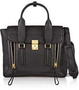 Thumbnail for your product : 3.1 Phillip Lim The Pashli Medium Textured-leather Trapeze Bag
