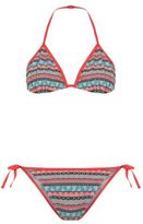 Thumbnail for your product : New Look Teens Red Pineapple Aztec Print Triangle Bikini