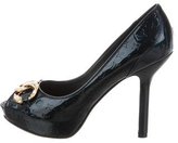 Thumbnail for your product : Louis Vuitton Vernis Chain-Embellished Pumps