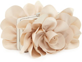 Thumbnail for your product : Sondra Roberts Rose Fabric Sateen Clutch Bag, Beige